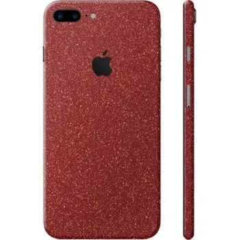 Ochranná fólie 3mk Ferya pro Apple iPhone 7 Plus, červená třpytivá