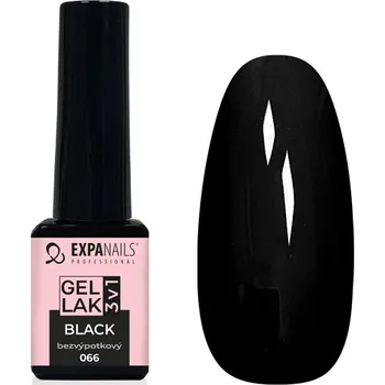 Lak na nehty UV/LED Gel lak 3v1 - Black 5 ml
