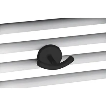 Aqualine Dvojháček pro rovná a oblá otopná tělesa černá mat 1801-23B