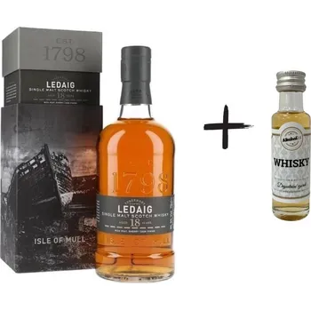 Whisky Ledaig 18y 0,7l 46,3% + miniatura