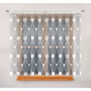 Záclona Fliying Hotová vyšívaná záclona L915-3D, 300x150 cm