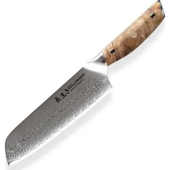 Kuchyňský nůž DELLINGER Longevity kuchyňský nůž Santoku 180 mm Damascus Edition