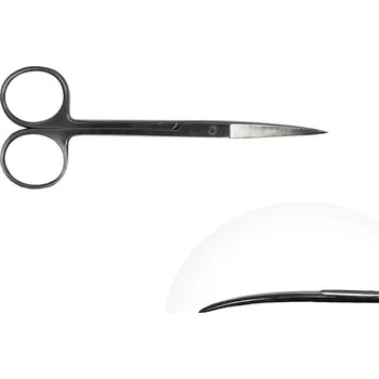 Nůžky na nehty a kůžičku Nůžky manikúrní - 3,5cm - zahnuté dlouhé (11,5cm)