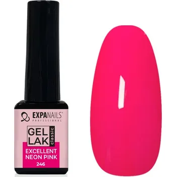 Lak na nehty EXPA-nails UV/LED Gel lak - Excellent Pink neon Objem: 5 ml