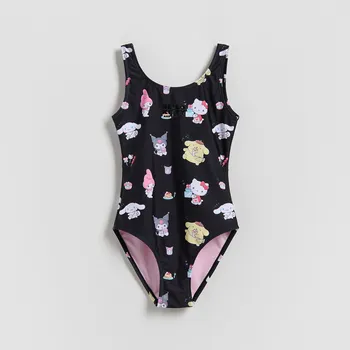 Dívčí oblečení Reserved - Plavky Hello Kitty and Friends - černý - 058IF-99X - 058IF-99X-U12