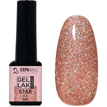 Lak na nehty UV/LED Gel lak - Star č.2 - 5 ml