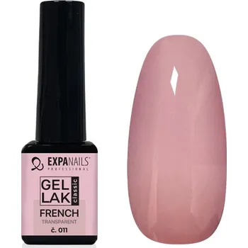 Přípravek na nehty UV/LED Gel lak French line č.011 transparent 5 ml