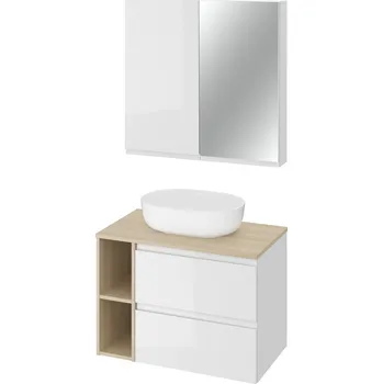 Koupelnový nábytek CERSANIT MODUO 60 modul umyvadlové skříňky, zrcadlová skříňka, nástěnná, deska, umyvadlo S801-445