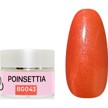 Lak na nehty UV/LED gel barevný - Poinsettia perleť 5g