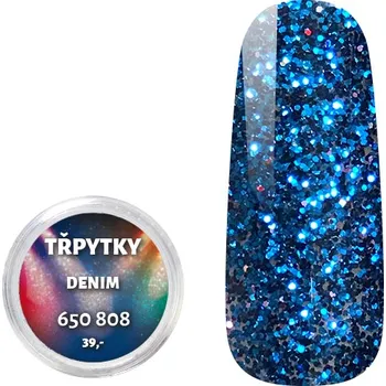 Třpytky - Denim