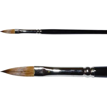 Štětec č.6 - plochý ovál - přírodní