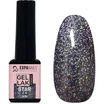 Lak na nehty UV/LED Gel lak - Star č.5 - 5 ml