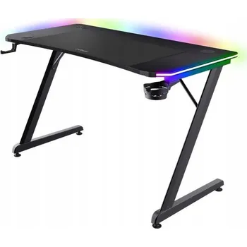 Počítačový stůl TRUST Herní stůl RGB GXT 710 Luminus Pro