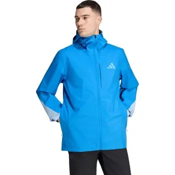 Pánská větrovka Pánská outdoorová bunda adidas MULTI TERREX 2.5L RAIN JACKET L Modrá, Tyrkysová