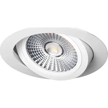 LED panel Panlux Výklopný stmívatelný LED podhled VP COB bodovka 18W, kulatý bílý - neutrální bílá