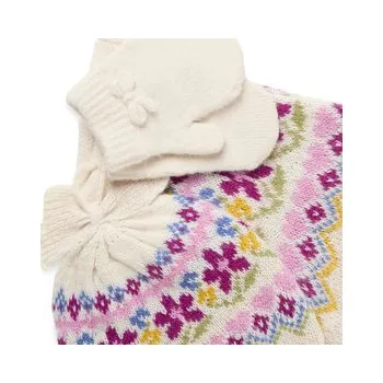 Módní doplněk Mayoral Sada čepice, šála a rukavice 10.536 Écru 6M