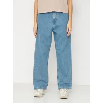 Dámské kalhoty Carhartt WIP Brandon (blue stone bleched) XS, modrá