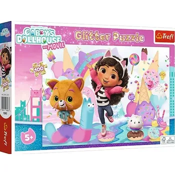 Puzzle Svítící puzzle Gábinin kouzelný domek s kamarády 100 dílků