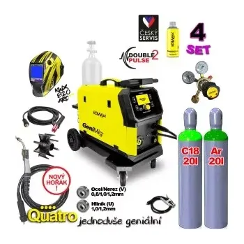 Svářečka Svářecí invertor GeniMig® 270DP SET4Q (MIG/MAG/LiftTIG)