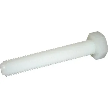 Šroub Šroub se šestihrannou hlavou DIN 933 M8x50 mm polyamid, 1 ks