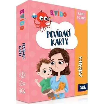 Desková hra ALBI Kvído - Povídací karty: Zvířátka
