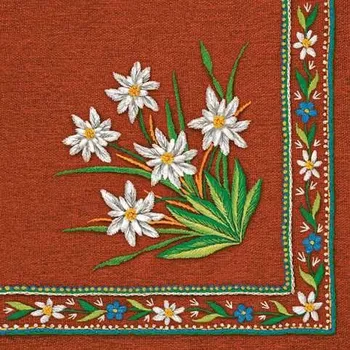 Papírový kapesník Ubrousky MAKI L (20ks) Szarotka Mountain Emroidery Folk