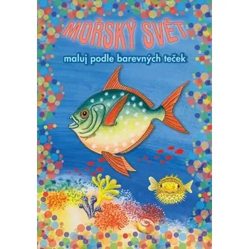 omalovánky Omalovánky maluj podle barevných teček - Mořský svět
