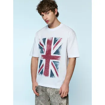 Pánské tričko Tričko s potiskem - M - House - bílý - 013HF-00X