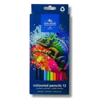 Set školních potřeb Kredki trójboczne 12 kolorów