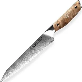 Kuchyňský nůž DELLINGER Longevity nůž na pečivo Bread 210 mm Damascus Edition