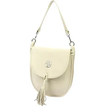 Kabelka Kožená kabelka Gregorio 1715 DOLLARO - krémová