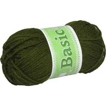 Příze Příze Basic 977 tmavá zelená