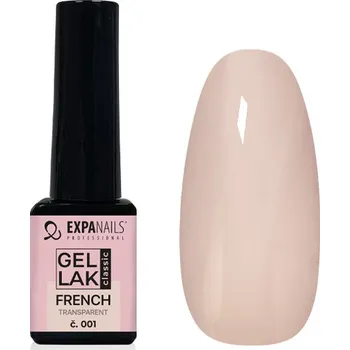 Lak na nehty UV/LED Gel lak French line č.001 transparent 5 ml