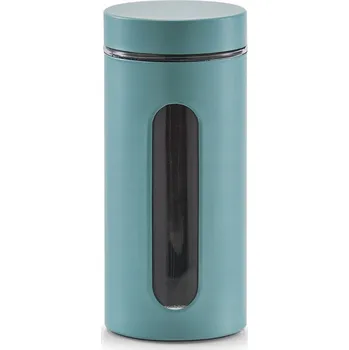 Dóza na potraviny Skleněná dóza s víkem, korálová, 1,2 l Zeller