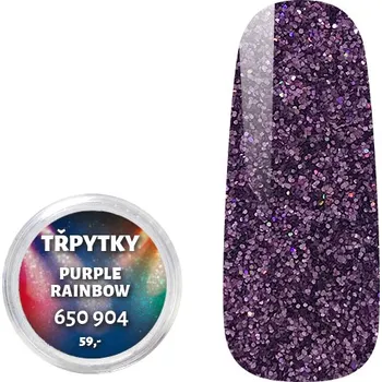 Třpytky - Violet Red Rainbow