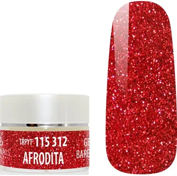 Lak na nehty UV/LED gel barevný - Afrodita třpyt 5 g
