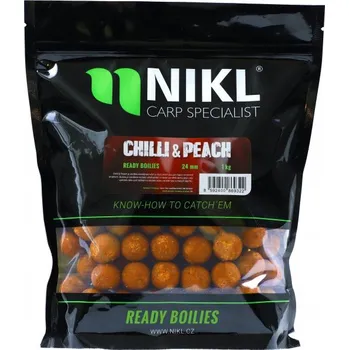 Boilies Karel Nikl Nikl Ready boilie Chilli & Peach 30mm, 1kg