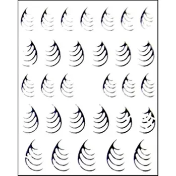 Přípravek na nehty Zdobení černé - Ornament č.4