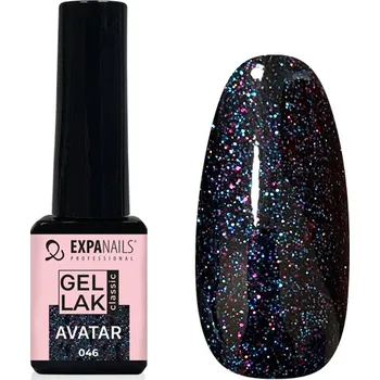 Lak na nehty UV/LED Gel lak - Avatar třpyt - 5 ml