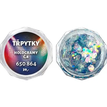 EXPA-nails Třpytky - Hologramy č.4 - Blue 2g