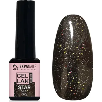 Lak na nehty UV/LED Gel lak - Star č.6 - 5 ml