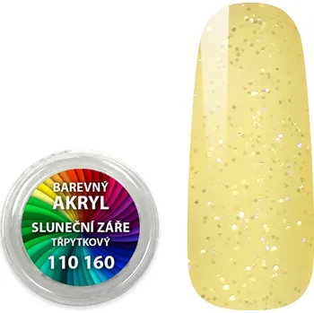Umělé nehty EXPA-nails Akryl pudr třpytkový - Sluneční záře - 4 ml
