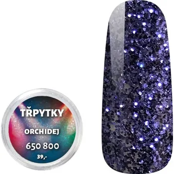 Třpytky - Orchidej