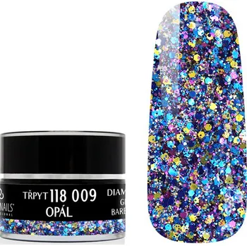 Lak na nehty UV/LED gel Diamond - Opál 5 g