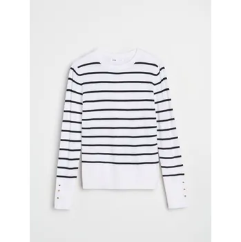 Dámský svetr Sinsay - Svetr s dekorativními knoflíky - vícebarevná - 384EU-MLC - 384EU-MLC-S