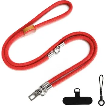 Pouzdro na mobilní telefon UNI ALIGATOR MACHRŠŇŮRA 3v1 pro mobilní telefon, červená