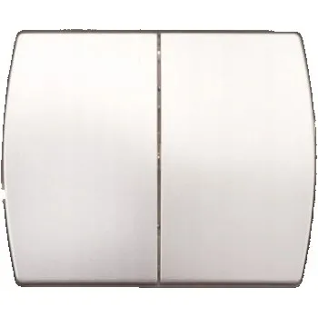 vypínač Dvojitý vypínač Klasik Kontakt Simon stříbrný AW5/26