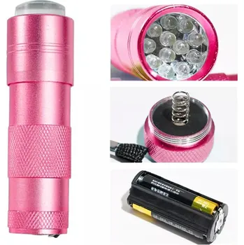 UV lampa na nehty LED lampa mini + silikonové razítko 2v1