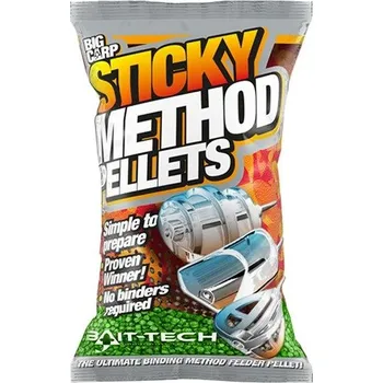 Bait-Tech pelety Sticky Method Micro Green 700 g