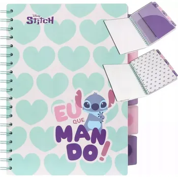 Sešit Sešit B5 s motivem Lilo a Stitch Patio, 100 listů, linkovaný